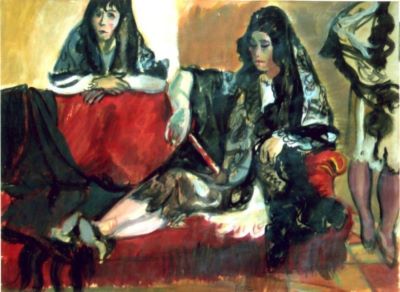 pictură - Iser, Iosif; Spaniole în interior
