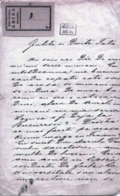 scrisoare - Mureșianu, Iacob; Iacob Mureșianu (1857-1917) către tatăl său, Iacob Mureșianu (1812-1887)