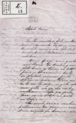 scrisoare - Mureșianu, Iacob; Iacob Mureșianu către mama sa, Sevastia Mureșianu