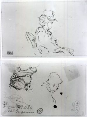 grafică - Grigorescu, Nicolae; La malul mării