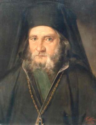 pictură - Tattarescu, Gheorghe; Arhimandritul Rovin Târgșoreanu