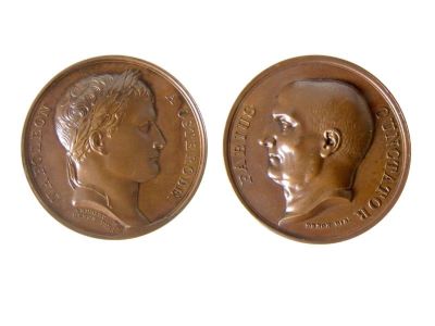 Medalie dedicată vizitei lui Napoleon la Osterode