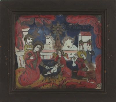 icoană - Prodan, Petru (?); Nașterea lui Iisus