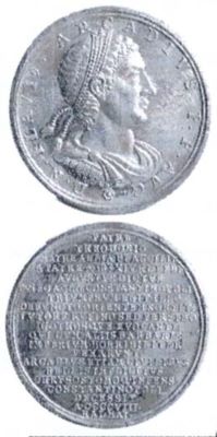 Medalie dedicată împăratului Arcadius
