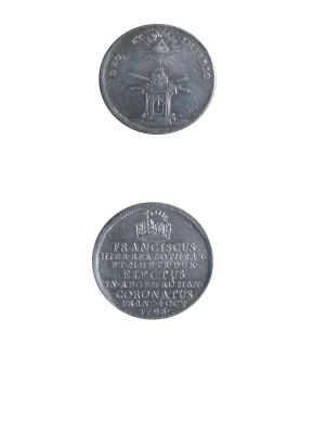 Medalie dedicată alegerii și încoronării lui Francisc I ca rege roman