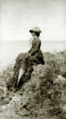 pictură - Grigorescu, Nicolae; Pe malul mării