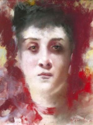 pictură - Luchian, Ștefan; Portret de femeie