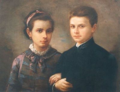 pictură - Tattarescu, Gheorghe; Copiii pictorului