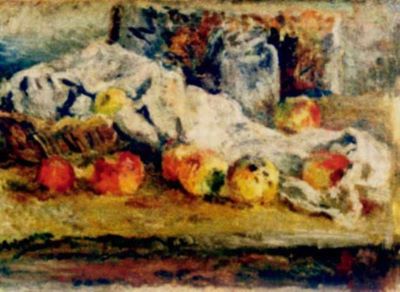 pictură - Grigorescu, Lucian; Natură statică cu mere