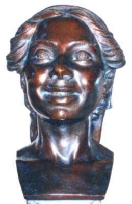 sculptură - Storck, Frederick; Fată râzând