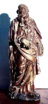 sculptură - anonim spaniol; Apostol