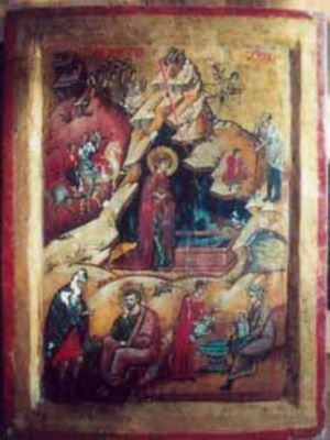 icoană - Preda și Marin; Nașterea Domnului
