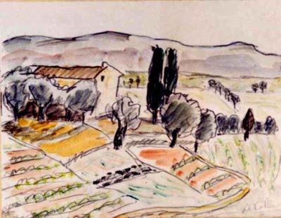 pictură - Pallady, Theodor; La Colle