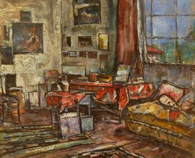 pictură - Petrașcu, Gheorghe; Atelierul artistului