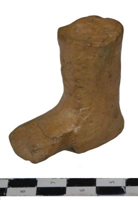 statuetă; Picior antropomorf
