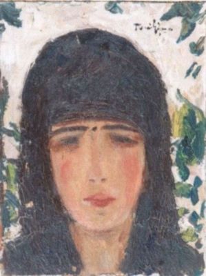 pictură - Tonitza, Nicolae; Cap de turcoaică