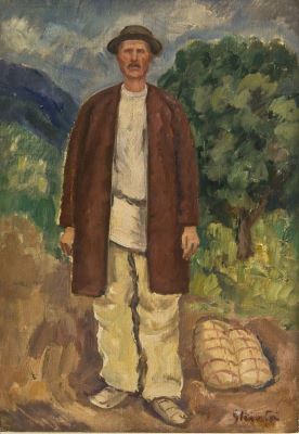 pictură de șevalet - Ghiață, Dumitru; Țăran