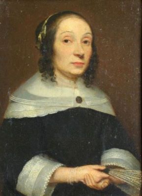 pictură - Netscher, Caspar (?); Portret de femeie