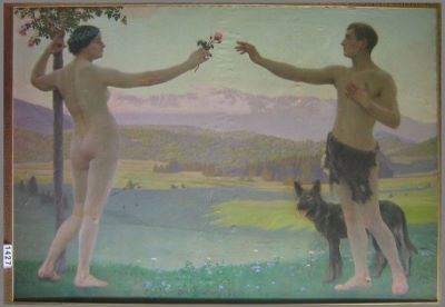 pictură de șevalet - Miess, Friedrich; Alegorie