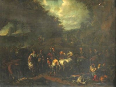 pictură - Berchem, Nicolas (Claes) Pietersz; Pustiirile războiului