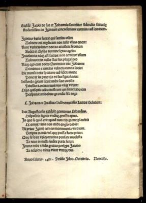 incunabul - Hyginus Mythographus; Poeticum astronomicum