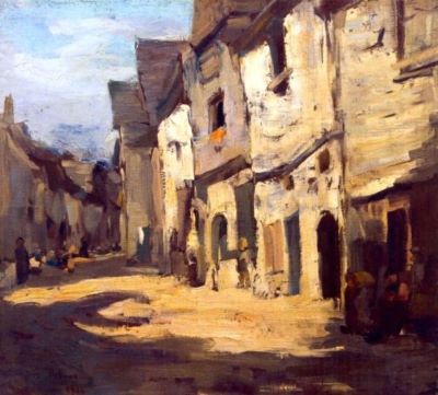 pictură - Petrașcu, Gheorghe; Stradă din Vité