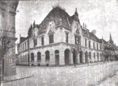 clișeu - Fischer, Emil; Clădirea Poștei din Sibiu