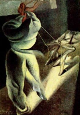 pictură - Perahim, Jules; Compoziție suprarealistă