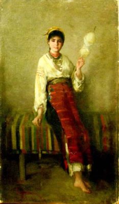 pictură - Grigorescu, Nicolae; Logofeteasa