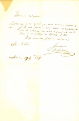 scrisoare - Hodoșiu, Iosif; Dr. Hodoșiu Iosif către Mureșianu Iacob