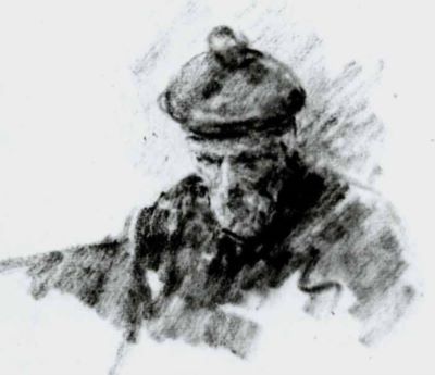 desen - Grigorescu, Nicolae; Un pictor de la Academia Chiggi