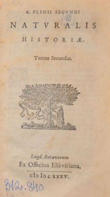 carte veche - Caius Plinius Secundus, autor; C. Plinii Secundi Naturalis Historiae