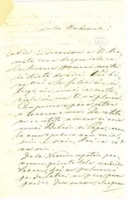 scrisoare - Mureșianu, Ioachim; Mureșianu Ioachim către Mureșianu Iacob