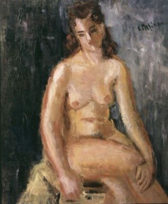pictură - Mețianu, Coca; Nud de femeie