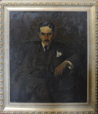 pictură de șevalet - Theodorescu-Sion, Ion; Portret (Nicolae Malaxa)
