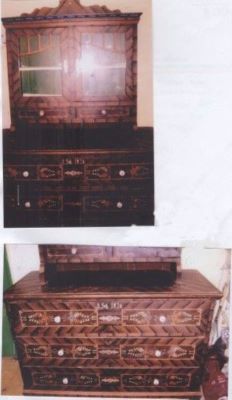 dulap cu vitrină