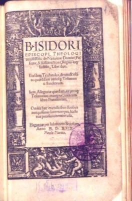 carte - Isidorus Hispalensis; De nativitate Domini