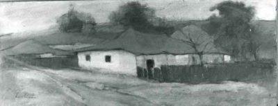 desen - Luchian, Ștefan; Uliță de sat
