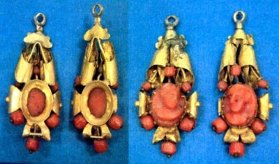 cercel; cercei cu pandeloc