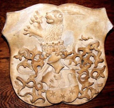 basorelief - Lapicida, Andreas; blazonul lui Thomas Altemberger