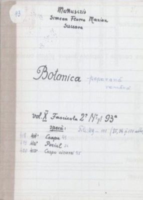 carte veche - Marian, Simion Florea; Botanica poporană română vol. X, fascicula 2: specii: Ceapa, Poriul, Ceapa cioarei