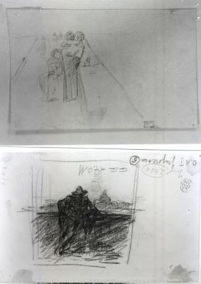grafică - Grigorescu, Nicolae; Pe dig