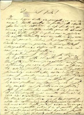 scrisoare - Barițiu, George; Barițiu George către Mureșianu Iacob