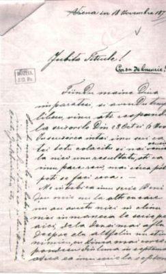 scrisoare - Mureșianu, Iacob; Iacob Mureșianu către Sevastia Mureșianu