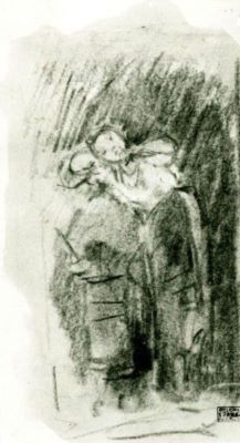 desen - Grigorescu, Nicolae; La fântână