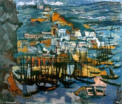 pictură - Iancu, Marcel; Port
