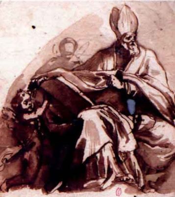 desen - Cherubino, Alberti; Un părinte al Bisericii