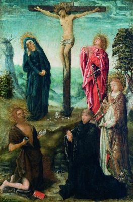 pictură pe lemn - Eyck, Jan van; Răstignirea
