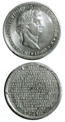 Medalie dedicată împăratului Otho