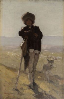 pictură de șevalet - Grigorescu, Nicolae; Ciobănaș